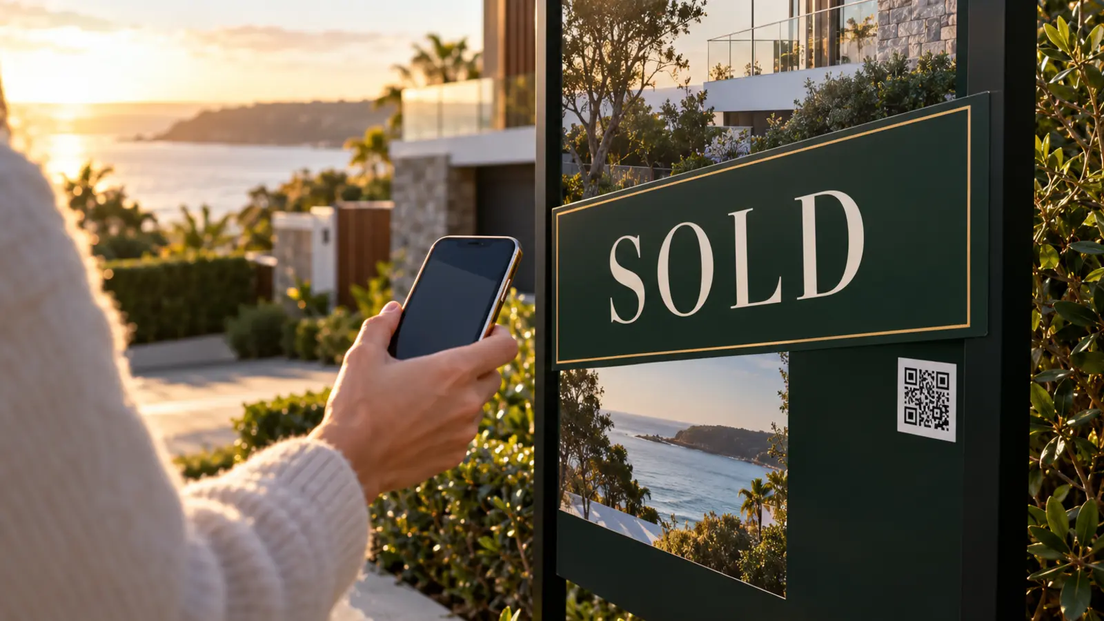 SOLD property sign routing scans to a branded appraisal experience